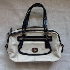 vintage coach white leather bonnie